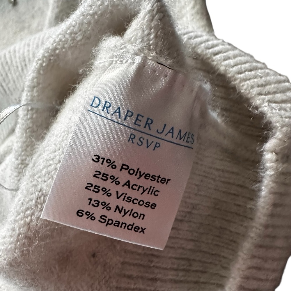 Draper James RSVP Long Sleeve Embellished Sweater Size Small Glitzy Glam Casual - Picture 7 of 9